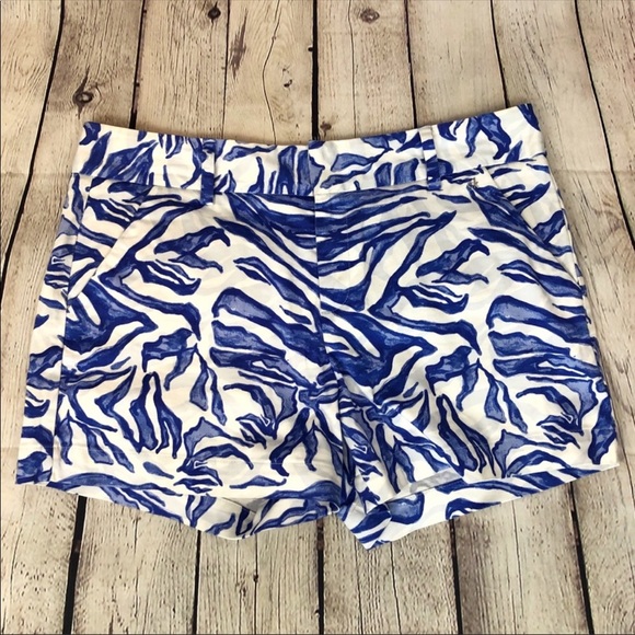 Calvin Klein Other - Calvin Klein white shorts with fun blue print.